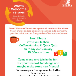 Ewell Library Coffee & Quiz morning