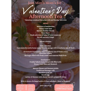Valentine’s Day Afternoon Tea at Mim’s Mom’s 💗