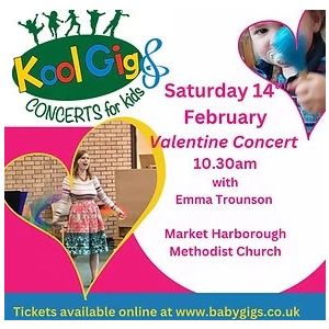 Kool Gigs Valentine's Family Concert at Harborough Methodist Church