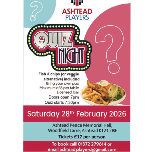 Ashtead Players Quiz Night