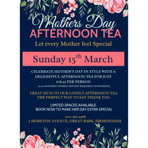💖 Mother’s Day Afternoon Tea at Pigeons Parlour 💐✨