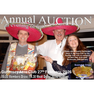 Guernsey Aero Club Annual Auction Evening