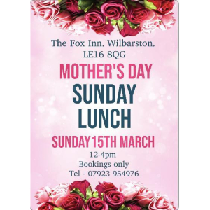 Mother's Day at The Fox Inn, Wilbarston