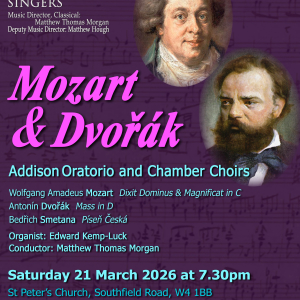 Addison Singers Classical Spring Concert 2026 