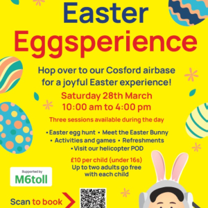Midlands Air Ambulance Charity Easter Eggsperience