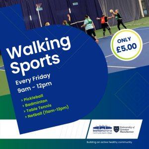 Walking Sports at Bolton Arena Community Sports Village
