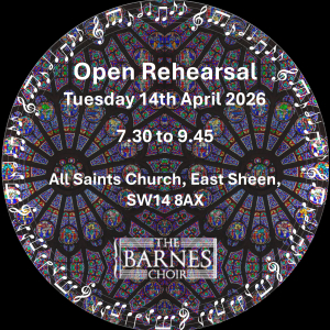 The Barnes Choir Open Rehearsal.