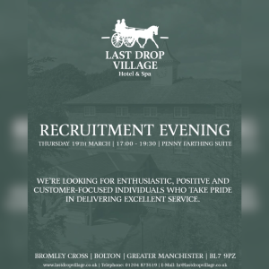 Recruitment Evening at Last Drop Village Hotel