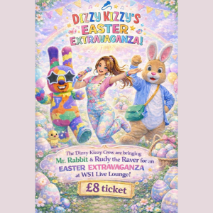 🐣🎉 Easter Extravaganza with Dizzy Kizzy at WS1 Live Lounge Walsall! 🎉🐰