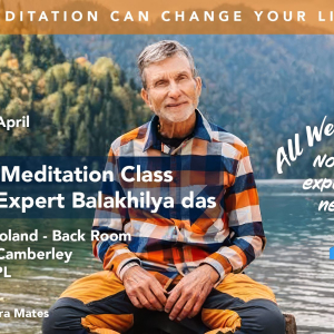 FREE Meditation class with world renowned Yogi 