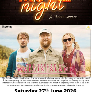 Film Night and Fish Supper Showing 'The Ballad of Wallis Island'