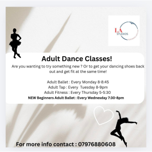 Adult Dance Classes in Walsall – Join LA Studios! ✨  💃