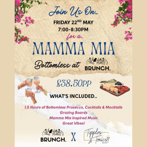 MAMMA MIA BOTTOMLESS BRUNCH AT BRUNCH. ✨🌸