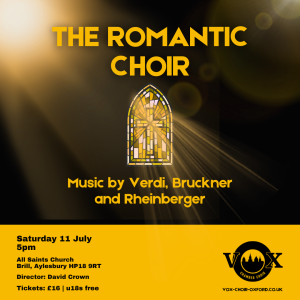 The Romantic Choir - vOx Chamber Choir Conducted by David Crown