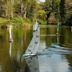 Model Boats on the Lake 