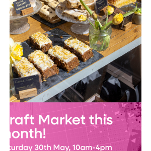 MONTHLY CRAFT MARKETS CONTINUE AT THE GALLERIA IN MAY!