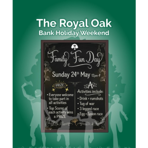 The Royal Oak Pub Naseby  🎉 FAMILY FUNDAY 🎉