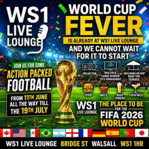 ⚽🔥 WORLD CUP FEVER STARTS HERE - AT WS1 LIVE LOUNGE! 🔥⚽