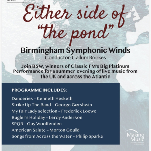 Birmingham Symphonic Winds - Either Side of The Pond