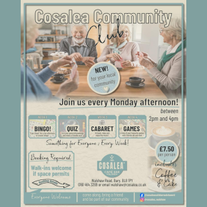 Cosalea Community Club – Monday Afternoons
