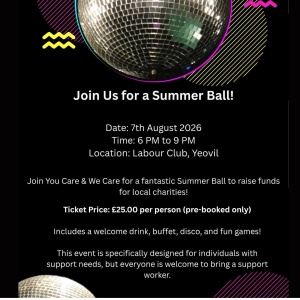 Summer Ball - You Care and We Care Support Services