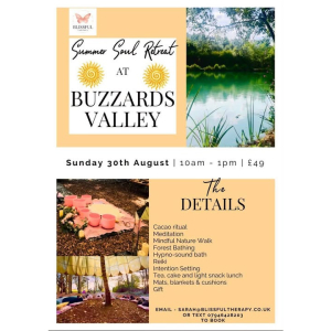 Summer Soul Retreat at Buzzards Valley – Relaxing August Wellness Event Near Lichfield