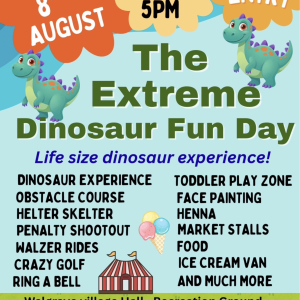 Extreme Dinosaur Family Fun Day in Walgrave 