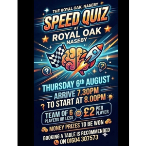 Speedquizzing at The Royal Oak Naseby