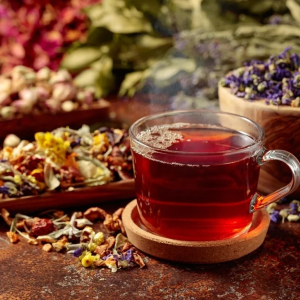 Winter herbal tea blending