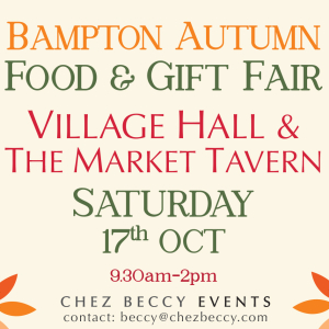 Bampton Autumn Food & Gift Fair 2026