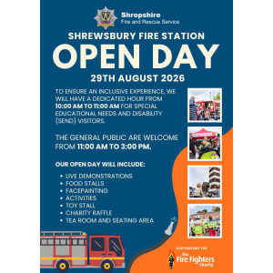 Shrewsbury Fire Station Open Day 2026