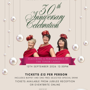 30th Anniversary Celebration of AGE UK BURY