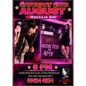 Addicted to Amy Live at Massilia Bay