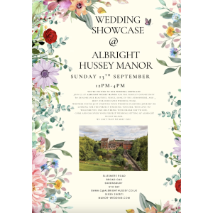 Wedding Showcase at The Albright Hussey Manor