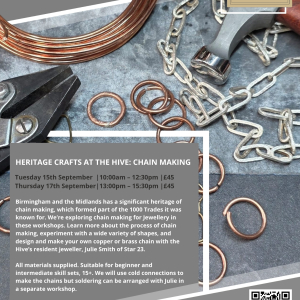 Heritage Crafts at the Hive: Chain Making