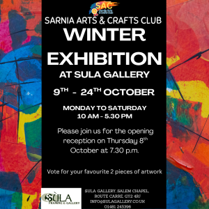 Sarnia Arts & Crafts Club - Winter Exhibition