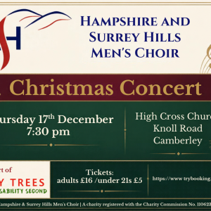 Hampshire & Surrey Hills Men’s Choir Christmas Concert