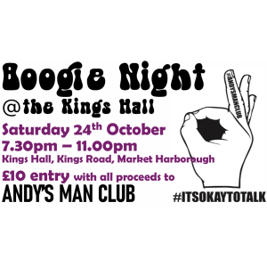 Mrs Fizz's Charity Boogie Night at Kings Hall, Market Harborough