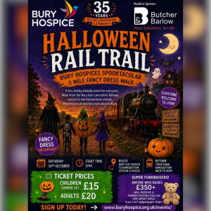 Bury Hospice Halloween Rail Trail