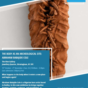 The body as an archeological site: Abraham babajide cole