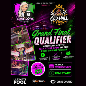 🚨🎱 Lola’s Pool Party is coming to Old Hall Snooker! 🎱🚨