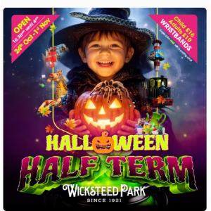 Halloween Half-Term Get ready for a ghoulishly good time at Wicksteed Park for Halloween Half-Term!