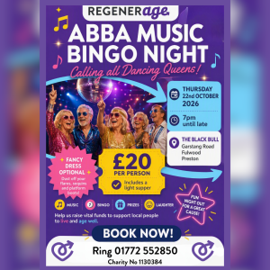 Regenerage ABBA Music Bingo Night
