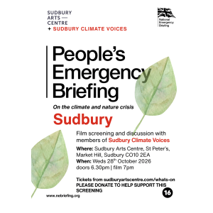 People's Emergency Briefing - Sudbury Arts Centre