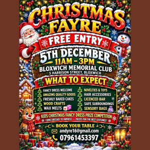 🎄🎅 Bloxwich Memorial Club Christmas Fayre! 🎅🎄