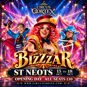 Circus Cortex at St Neots, Cambridgeshire. 15–18 October 2026