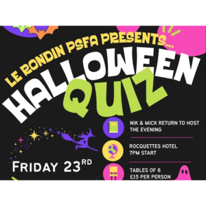 Le Rondin PSFA Halloween Quiz