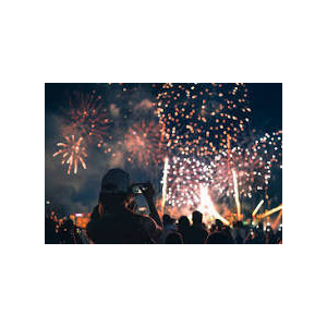 Fireworks at Taunton Racecourse