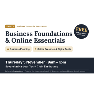 Business Foundations & Online Essentials – Free Workshop for Eastbourne Businesses