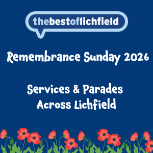 Remembrance Sunday 2026 in Lichfield | Local Services, Parades & Times 🌺